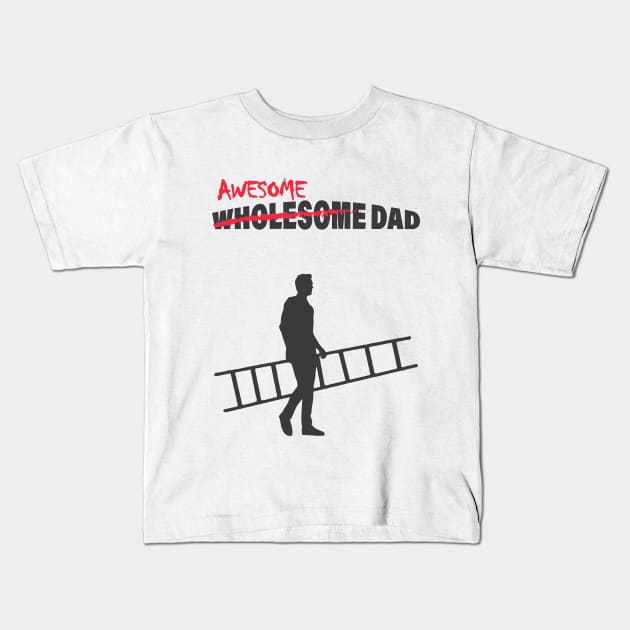 Awesome Dad - Graffiti Kids T-Shirt by Made by Popular Demand